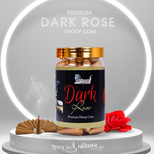 Dark Rose Cone Dhoop