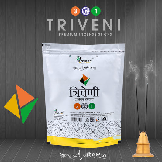 Triveni 3 in 1 Incense Sticks